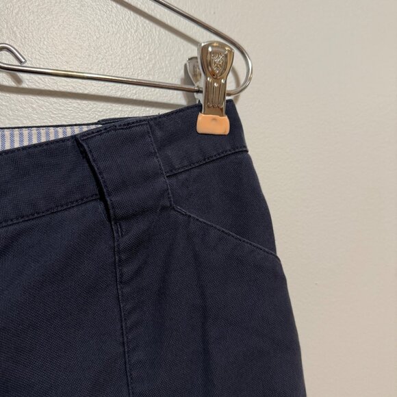 Tommy Hilfiger Soft Navy Cargo Capri Pants Size 10 Womens Cotton Blend - Picture 2 of 7